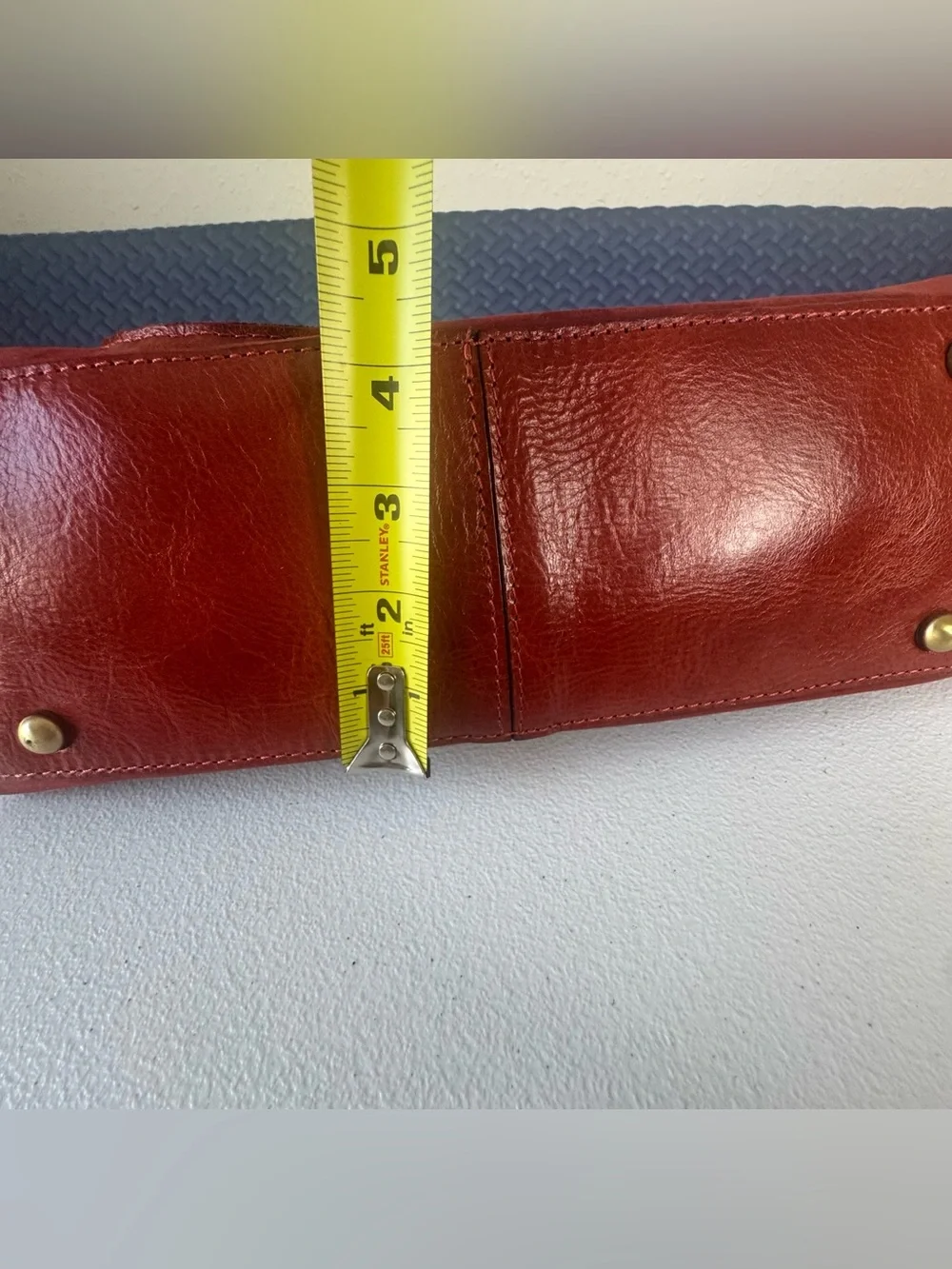 Patricia Nash Leather Primrose Satchel FOX (Reddish) Italian Nubuck Handbag